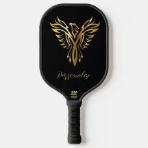 Ascensão Phoenix Black & Dourado Elegante
