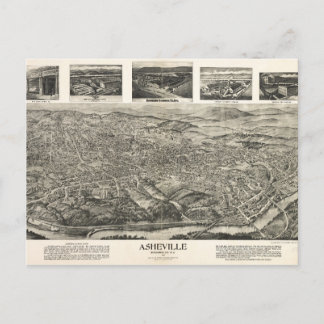 Asheville, NC 1912 Cartão postal