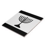 Ashkenazi Yiddish Flag<br><div class="desc">azulejo de cerâmica quadrada de 6" x 6" com uma imagem do que é chamado de "bandeira idídica". É mais reconhecível devido à sua semelhança óbvia e extraordinária com a bandeira azul e branca de Israel, ela própria modelada no xale judeu. Na verdade, a "bandeira iídiche" parece uma bandeira israelita...</div>