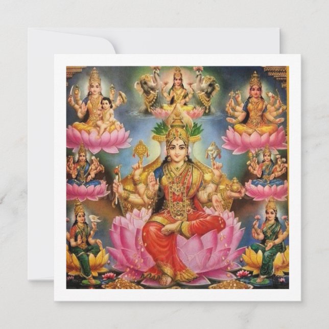 Ashtalakshmi - Oito formas de Lakshmi (Frente)