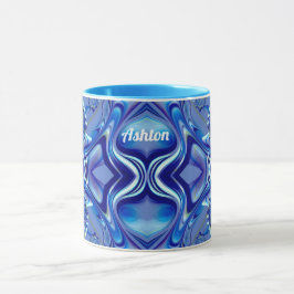 ASHTON ~ Zany 3D Fractal ~ Sombras da Caneca Azul