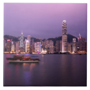 Ásia, China, Hong Kong, paisagem urbana e