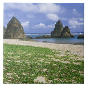 Ásia, Japão, Okinawa, Costa de Yambaru, Mar
