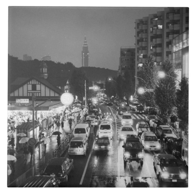 Ásia, Japão, Tóquio. Boa noite, Estação Harajuku. (Frente)