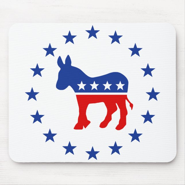 Asno Mousepad de Democrata (Frente)