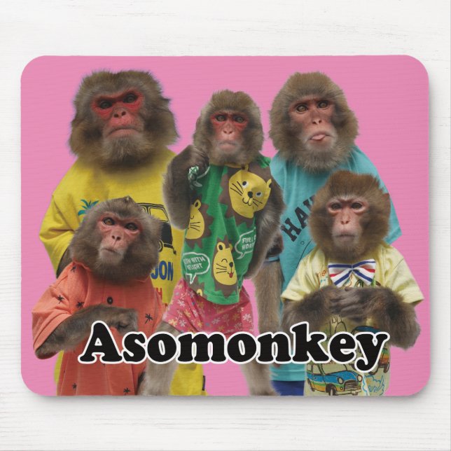 Asomonkey mouse pad version2.　Asomonkeyみんなのマウスパッド2 (Frente)