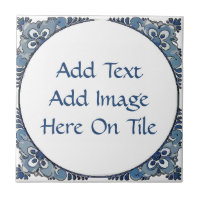Aspecto azul holandês, editar texto, adicionar ima