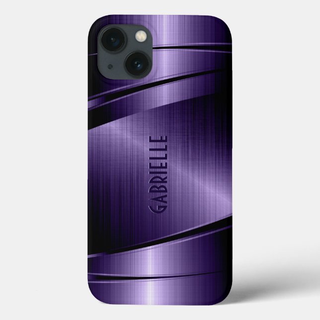 Aspecto brilhante metálico - Escuro Azul Escuro -  (Verso)