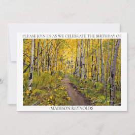 Aspen Árvores no Aniversário da Floresta