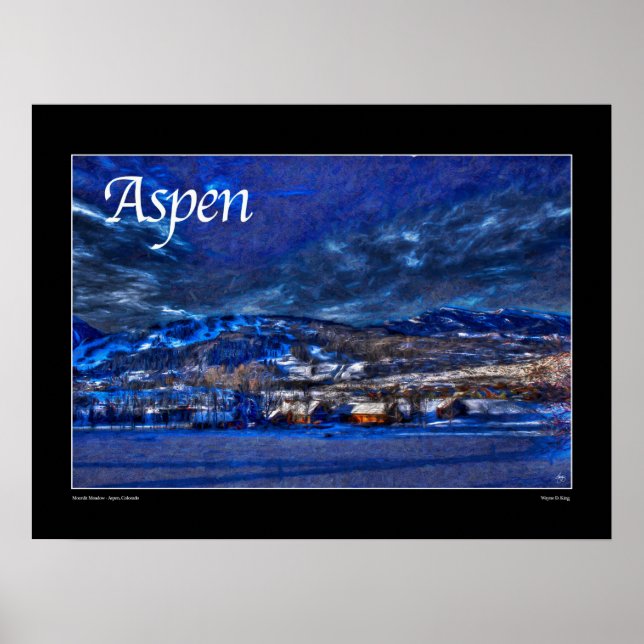 Aspen Poster - Luz iluminada (Frente)