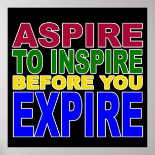Aspire inspirar antes que você expire poster