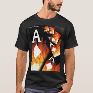 Áss da camisa da decoração T da arte do póquer