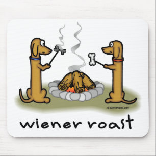 Assado Mousepad do cão do Wiener