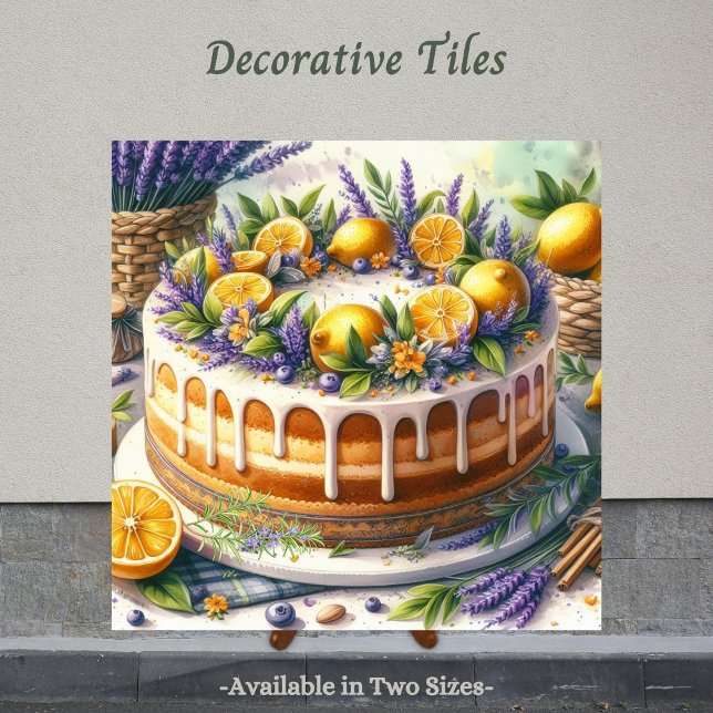 Assar com tradição, Assar com amor, Azulejo grande (Italian inspired decorative tile. Perfect tile to display in the kitchen.)