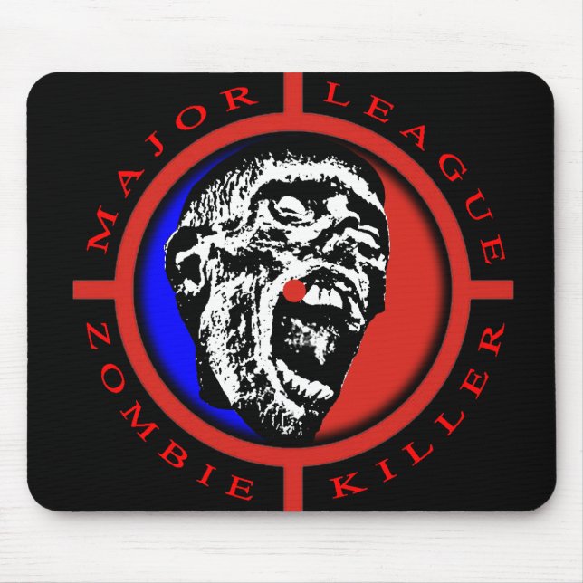 Assassino Mousepad do zombi da liga principal (Frente)