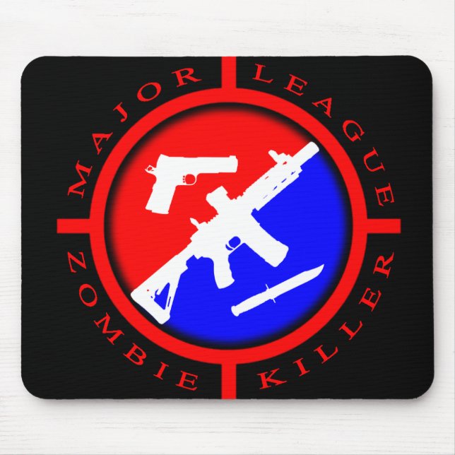 Assassino Mousepad do zombi da liga principal (Frente)