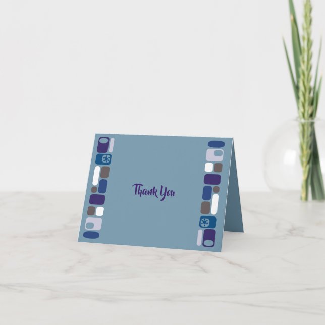 ASSIM cartões de agradecimentos de Mitzvah do bar (Frente)