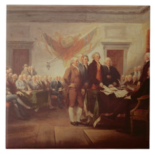 Assinando a declaração de independência, 4o