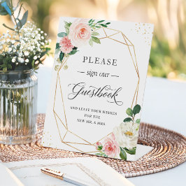 Assinar Nossa Moldura De Guestbook Cor-de-rosa-ros