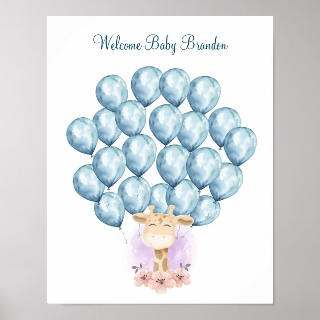 Assinar um balão, Poster de livro convidado, livro (Frente)