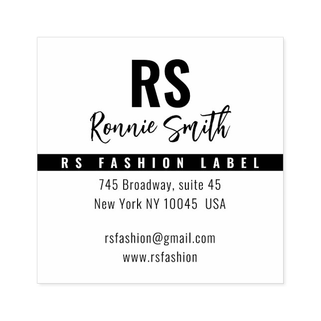 Assinatura Carimbo de Arte de Madeira (Impressão)