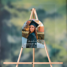 Assinatura de Foto de Graduado em Acrílico Moderno