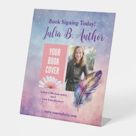 Assinatura do livro de autor mágico ou lançamento 