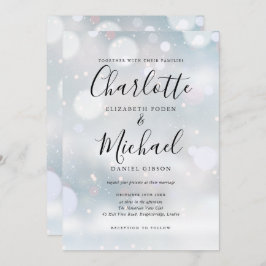 Assinatura Elegante Convite para Casamento de Fros