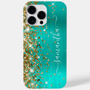 Assinatura Glam Moderno Glamour Turquesa Brilho Do