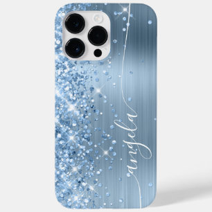Assinatura Glamour Brilhante Azul Claro