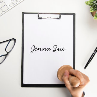 Assinatura Personalizada de Carimbo de Carimbo