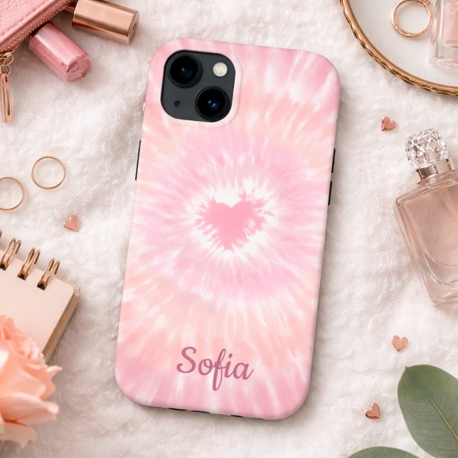 Assinatura Retro Tie Dye Heart (Criador carregado)