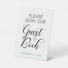 Assine Nosso Sinal De Casamento De Guestbook