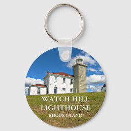 Assista o farol Hill, Rhode Island Chaveiro