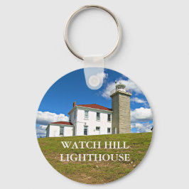 Assista o farol Hill, Rhode Island Chaveiro
