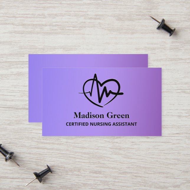 Assistente de Enfermagem Certificado CNA (Frente/Verso In Situ)