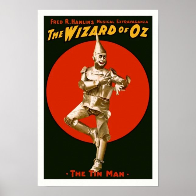 Assistente de OZ Tin Man Poster (Frente)