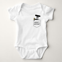 Assistente do Papai, bebê quiroprático, camiseta q