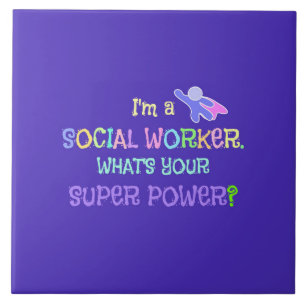 Assistente Social, Design Divertido com Texto Past