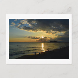 Assistindo ao pôr do sol: Enoshima, cartão postal