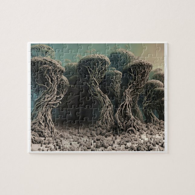 Assustador e assustador Quebra-cabeça de serra (Horizontal)