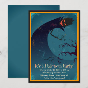 Assustar um Convite para Festa de Halloween