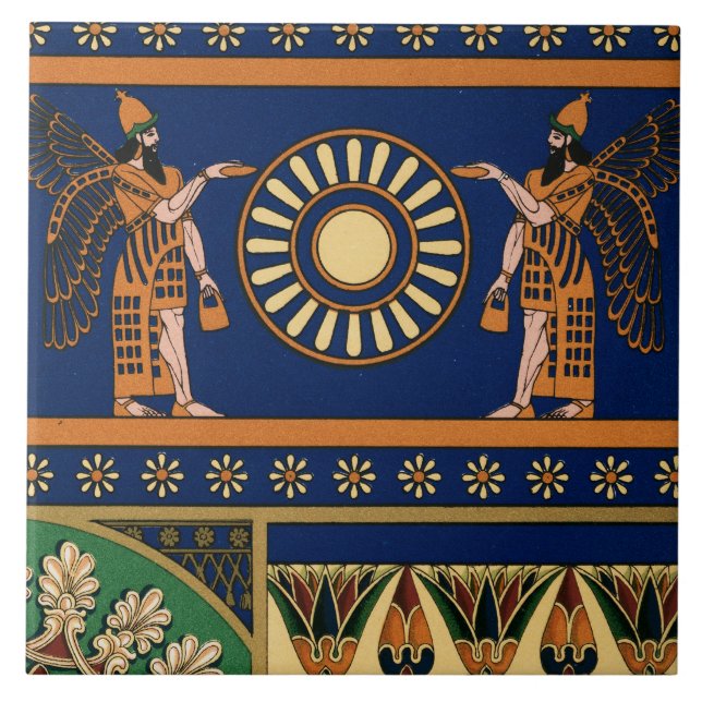 Assyrian Deity Called an Apkallu or Winged Genius (Frente)