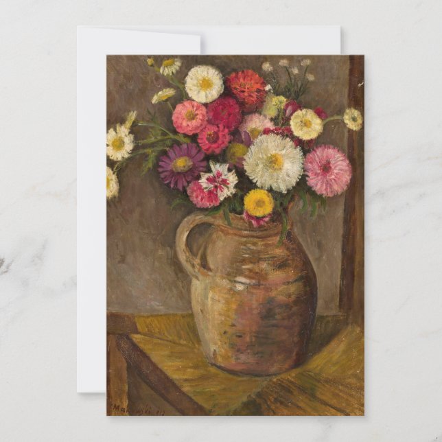 Asters e Zinnias | Tadeusz Makowski (Frente)