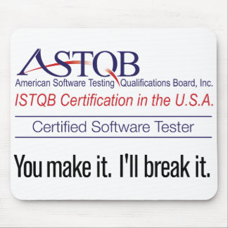 ASTQB você faz-lhe Mousepad
