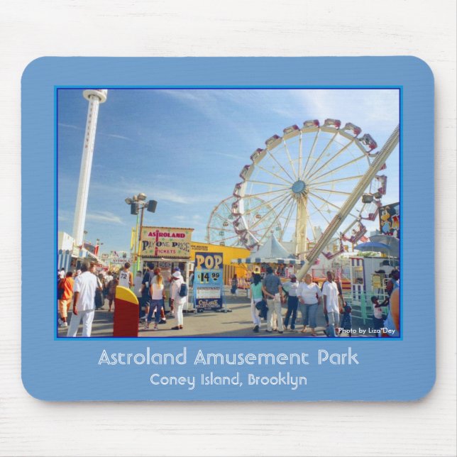 Astroland Amusement Park Mousepad (Frente)