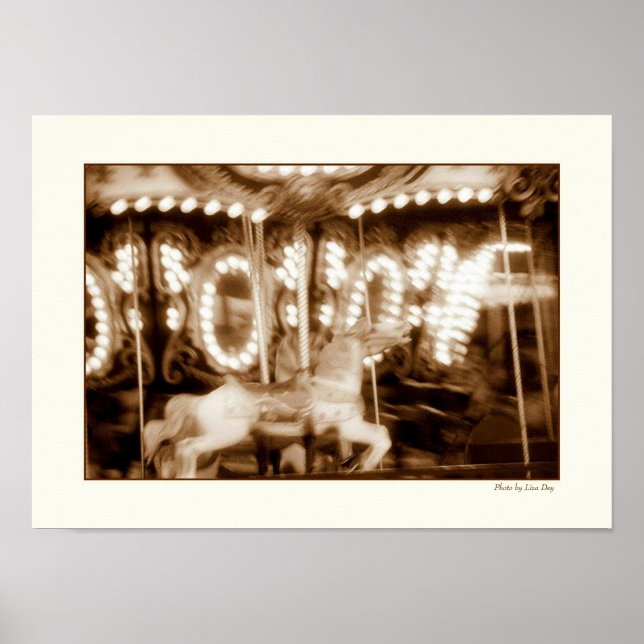 Astroland Carousel Poster (Frente)