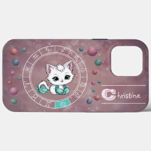 Astrologia do Planeta das Rodas de Gato Cute do Ca