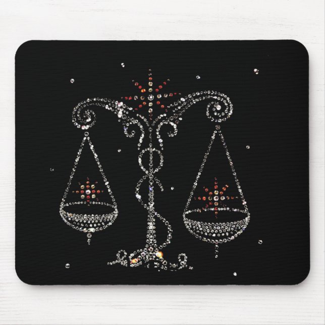 Astrologia Mousepad do Libra (Frente)