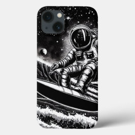 ASTRONAUT BLACK AND WHITE, SURF THE UNIVERSE